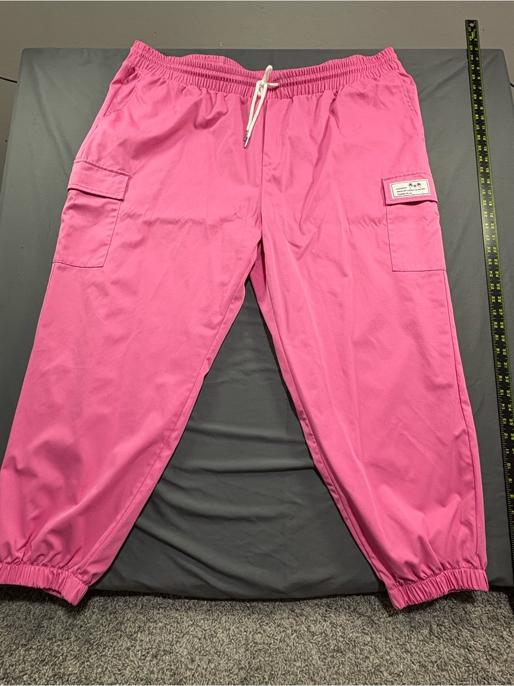 SHEIN Hot Pink Cargo Jogger Pants for Kids